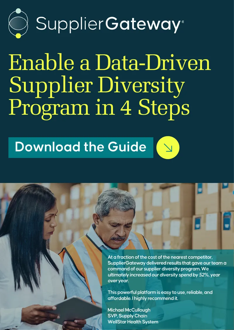 Data-Driven Supplier Diversity Program Implementation Guide