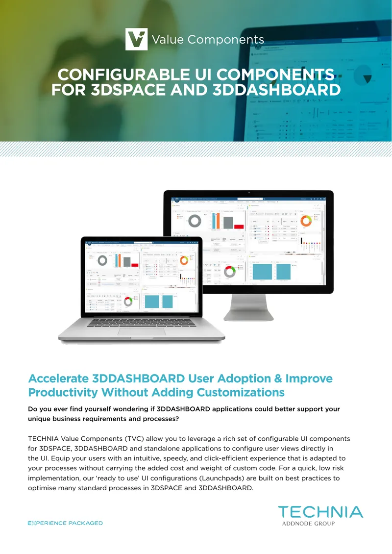 3DDASHBOARD User Adoption and Productivity Improvement