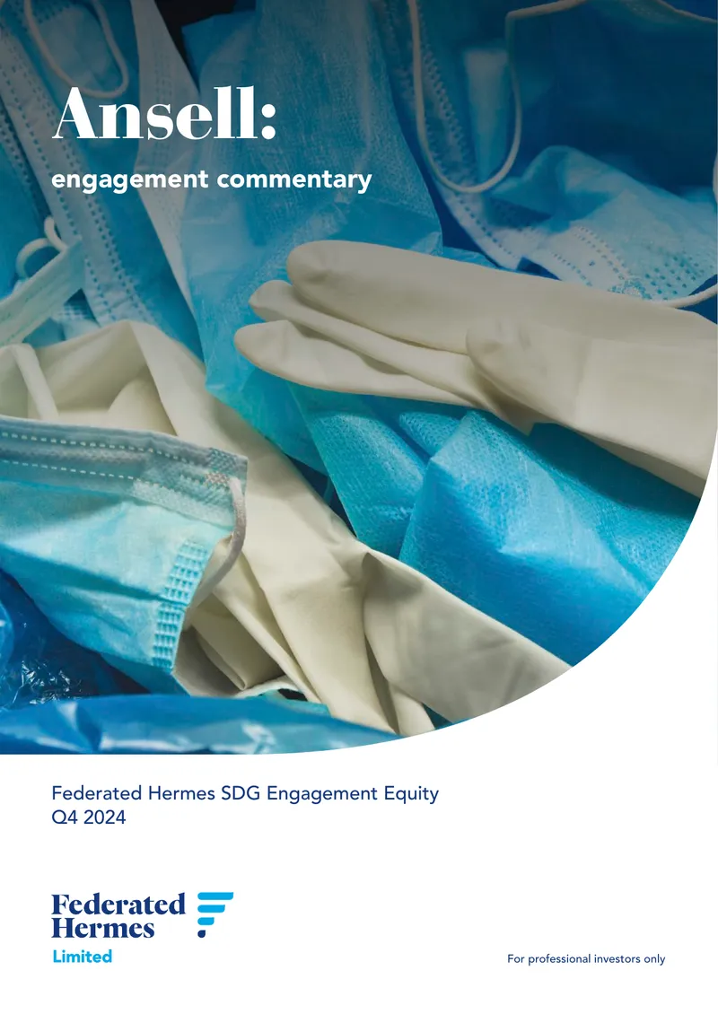 Ansell SDG Engagement Equity Commentary Q4 2024