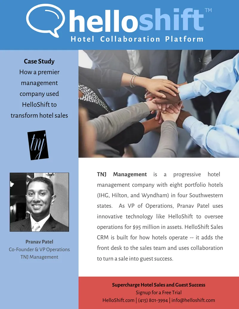 Transforming Hotel Sales with HelloShift