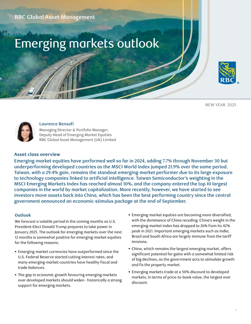Emerging Markets Outlook for 2025