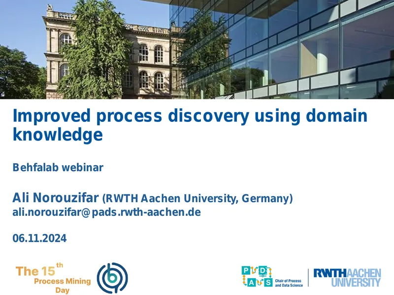 Process Discovery Using Domain Knowledge