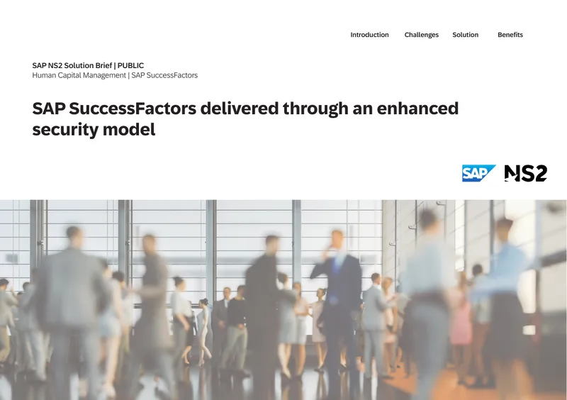SAP SuccessFactors Security Model Overview