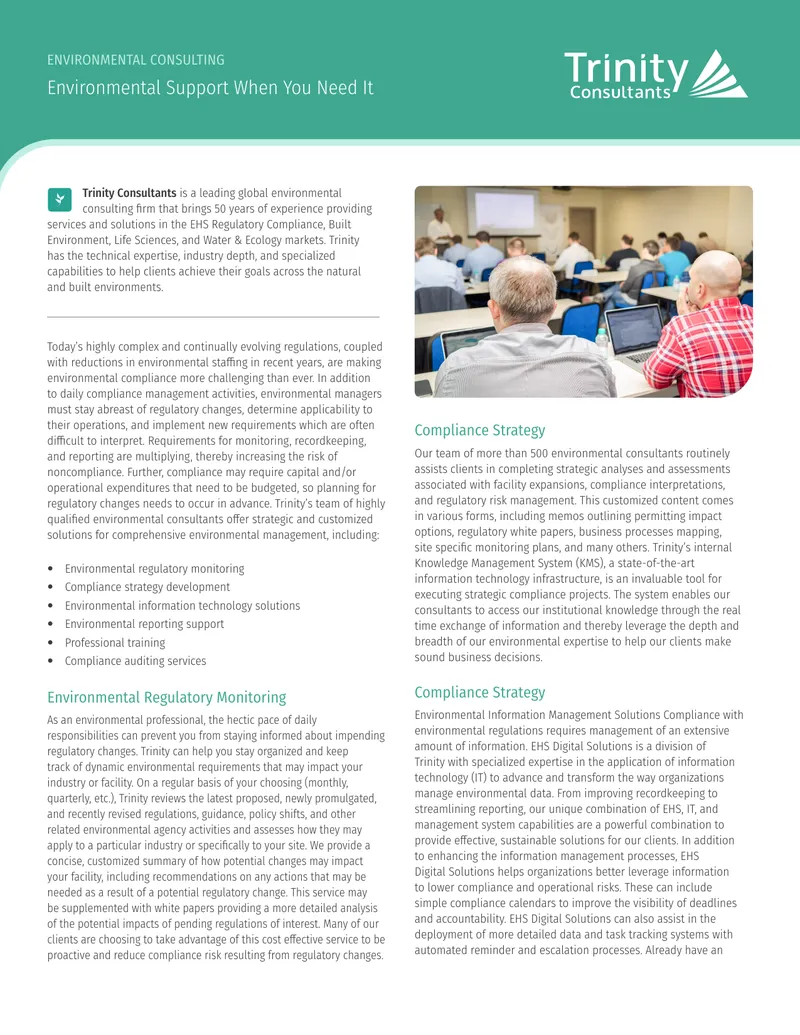 Environmental Compliance Management Solutions