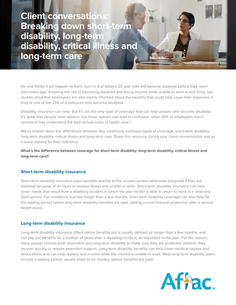 Understanding Disability and Critical Illness Insurance
