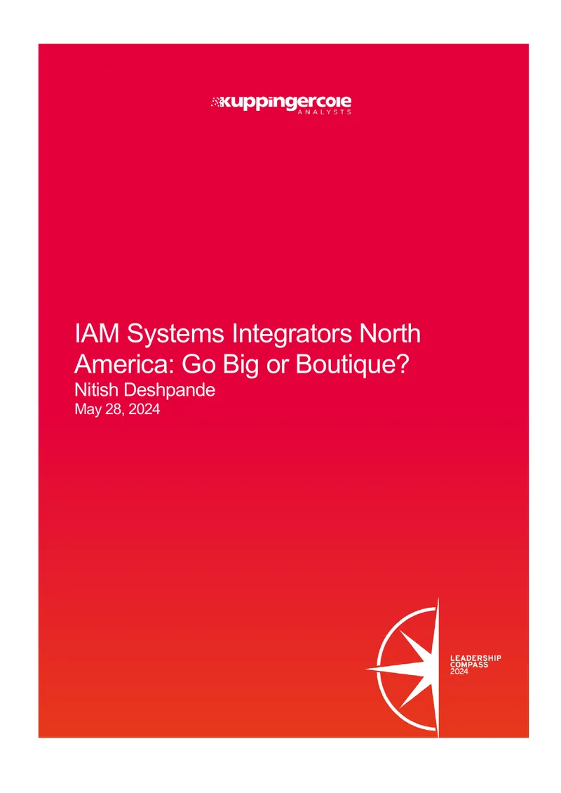 IAM Systems Integrators North America Leadership Compass