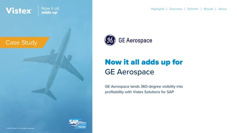 GE Aerospace Profitability Enhancement Case Study