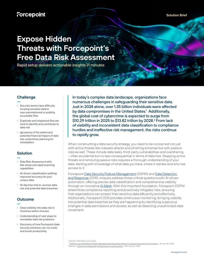 Data Risk Assessment Solution Brief