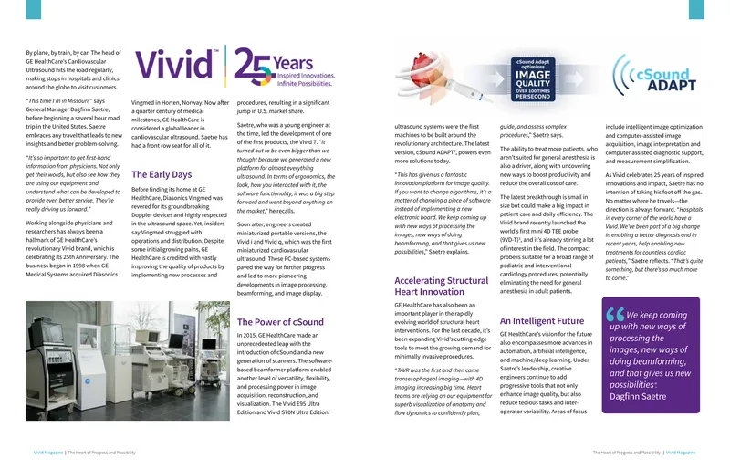 GE HealthCare's Vivid Brand Evolution and Innovations