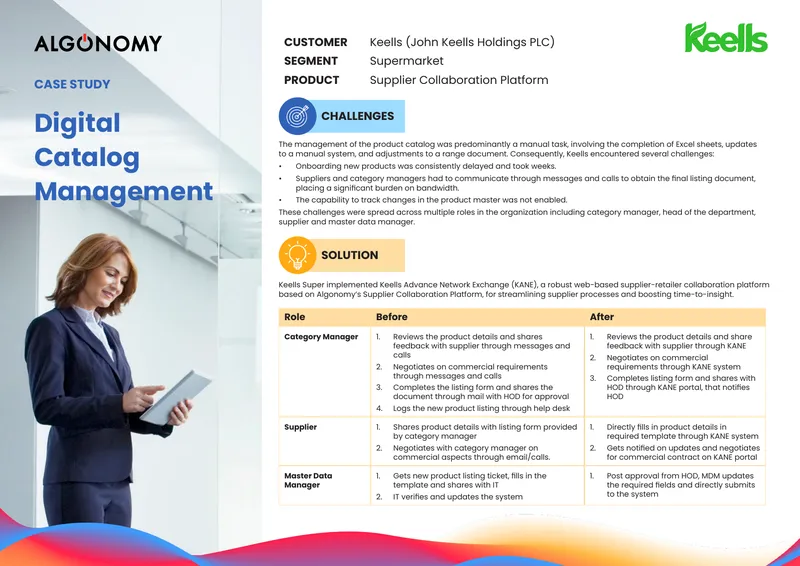 Product Catalog Management Case Study