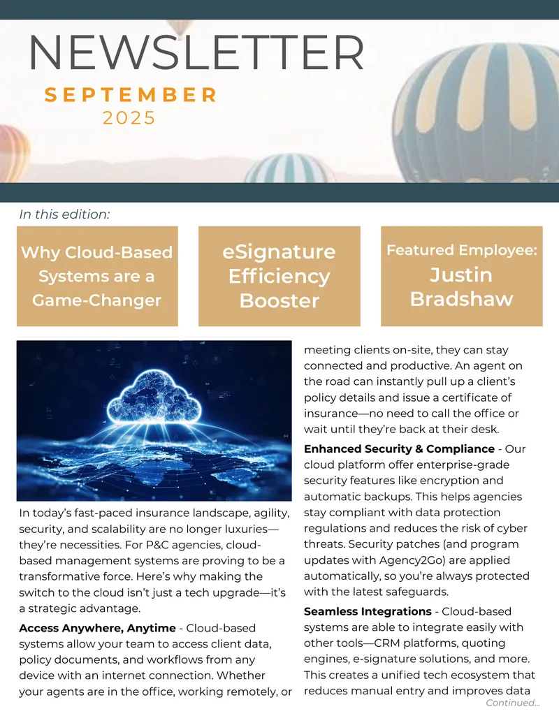 Cloud-Based Systems in Insurance Agencies