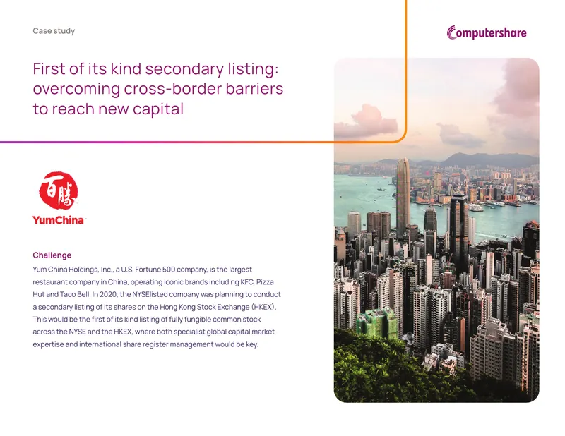 Yum China Holdings, Inc. Cross-Border Listing Case Study