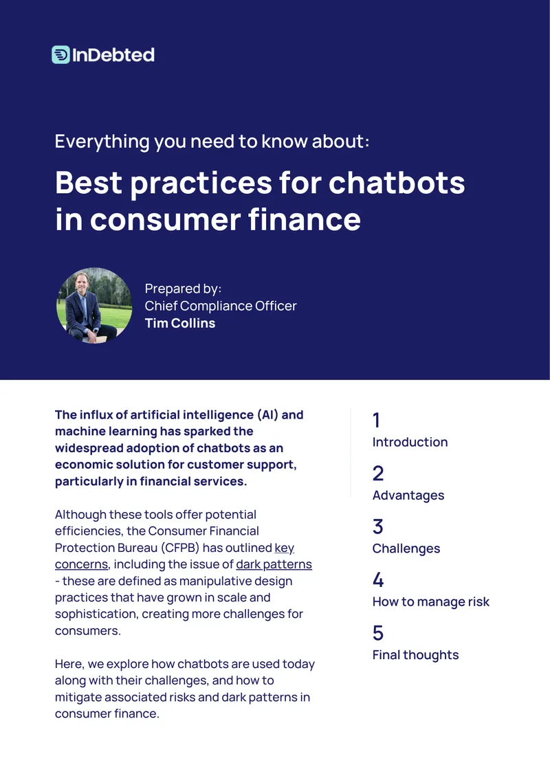 Best Practices for Chatbots in Consumer Finance