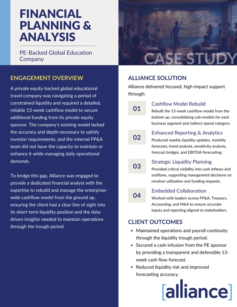 Financial Planning and Analysis Case Study