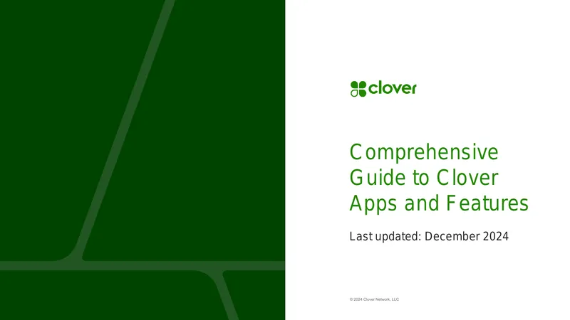 Comprehensive Guide to Clover Apps and Features