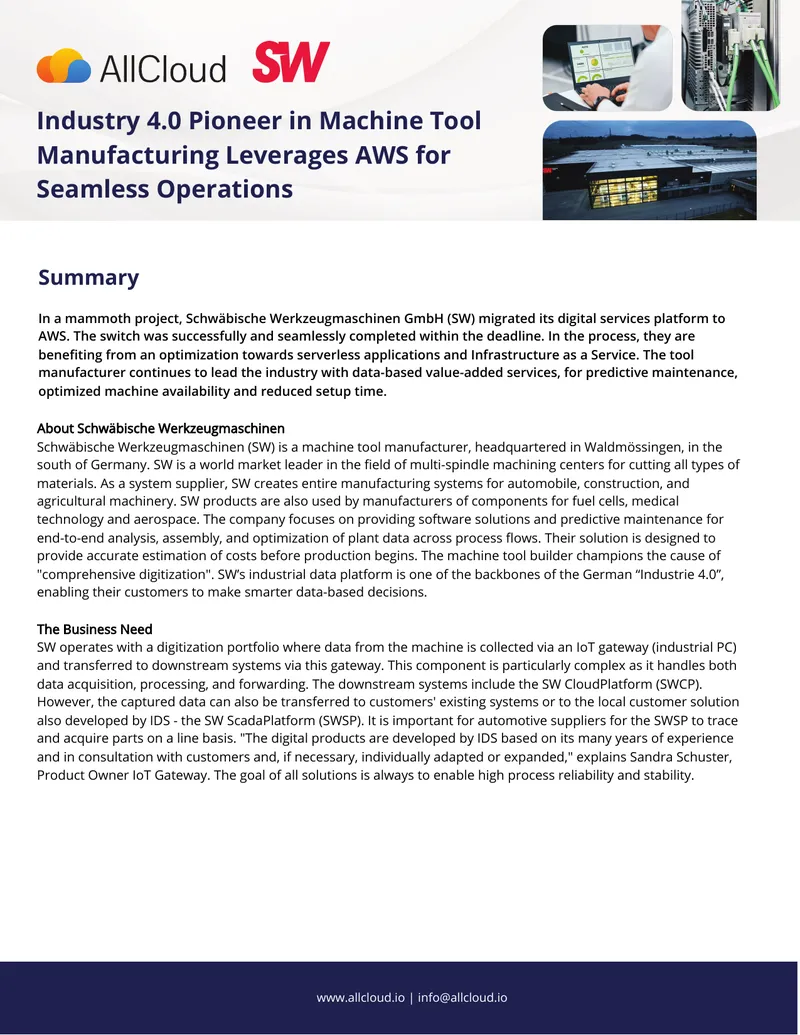 Migration of Digital Services Platform to AWS