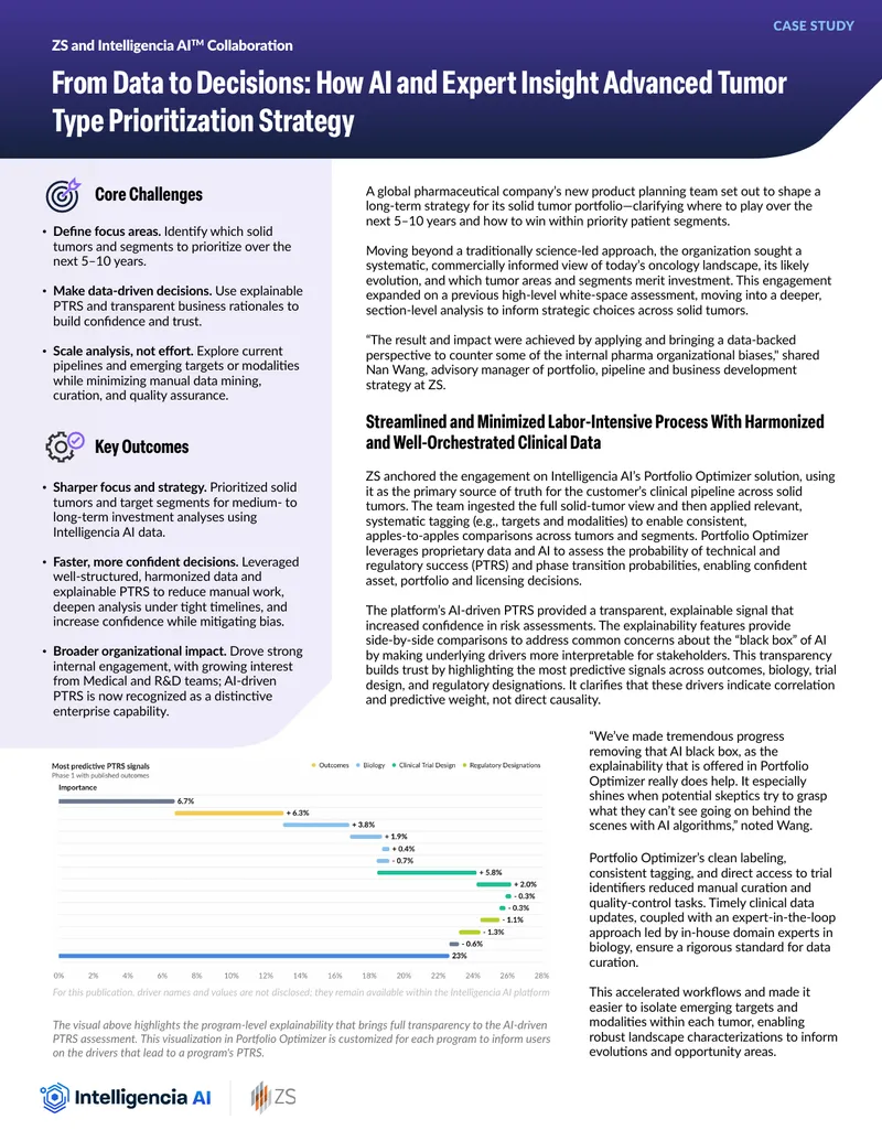 AI-Driven Tumor Type Prioritization Strategy Case Study