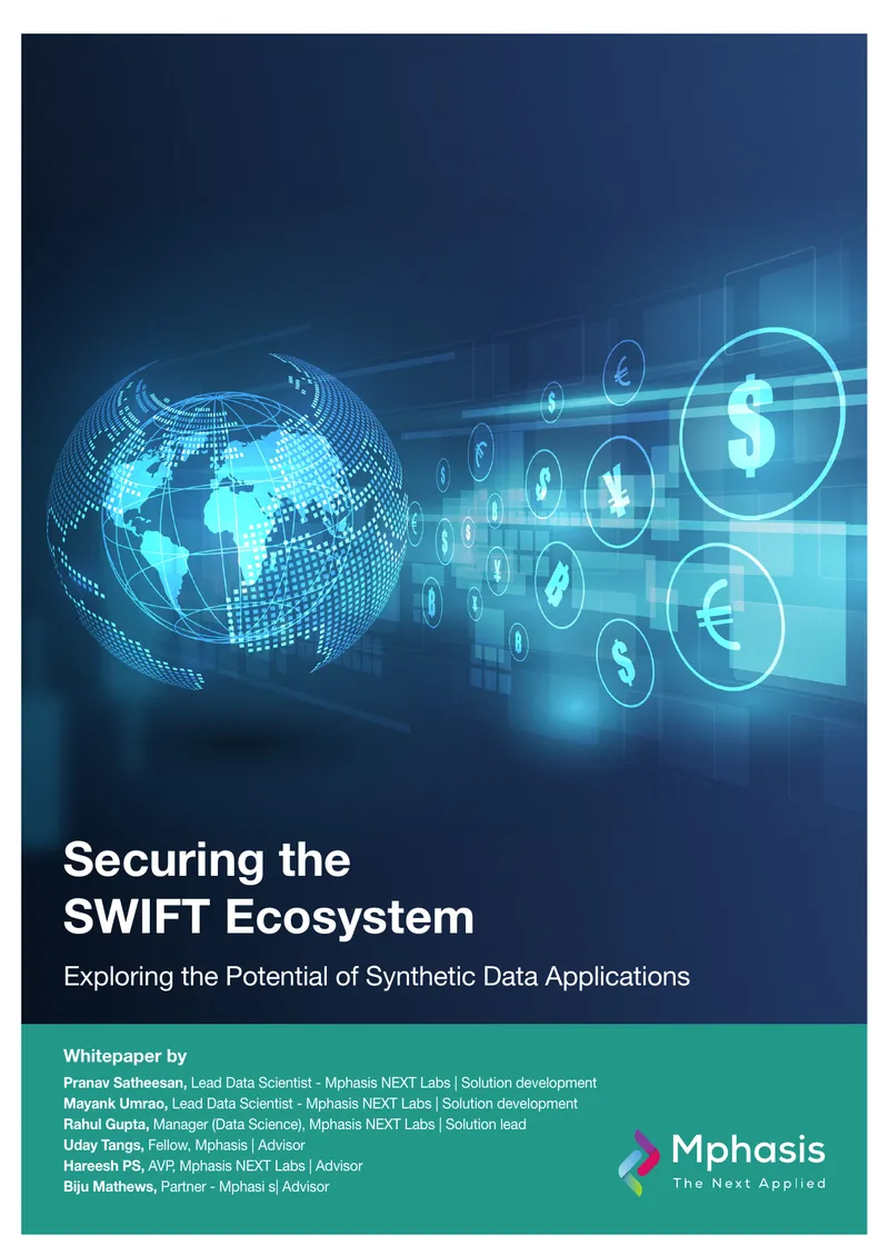 Securing the SWIFT Ecosystem with Synthetic Data