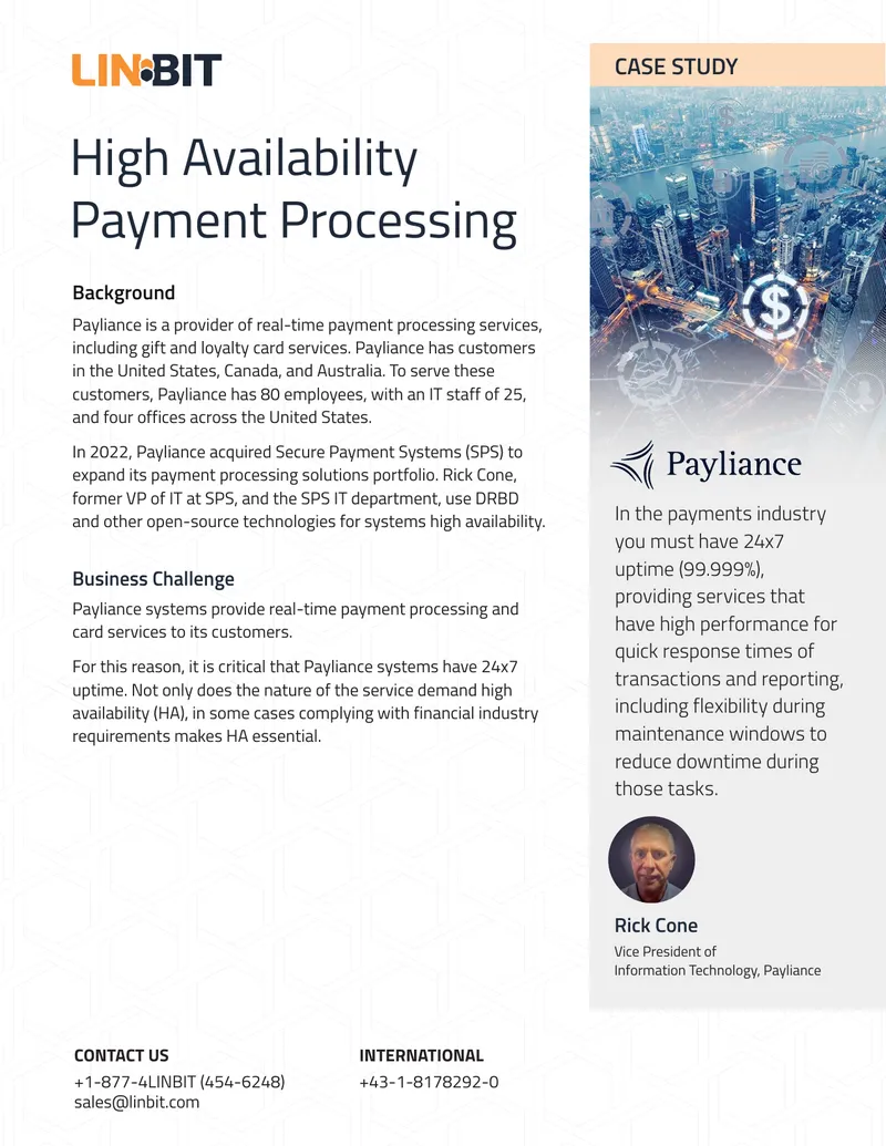 High Availability Payment Processing Case Study
