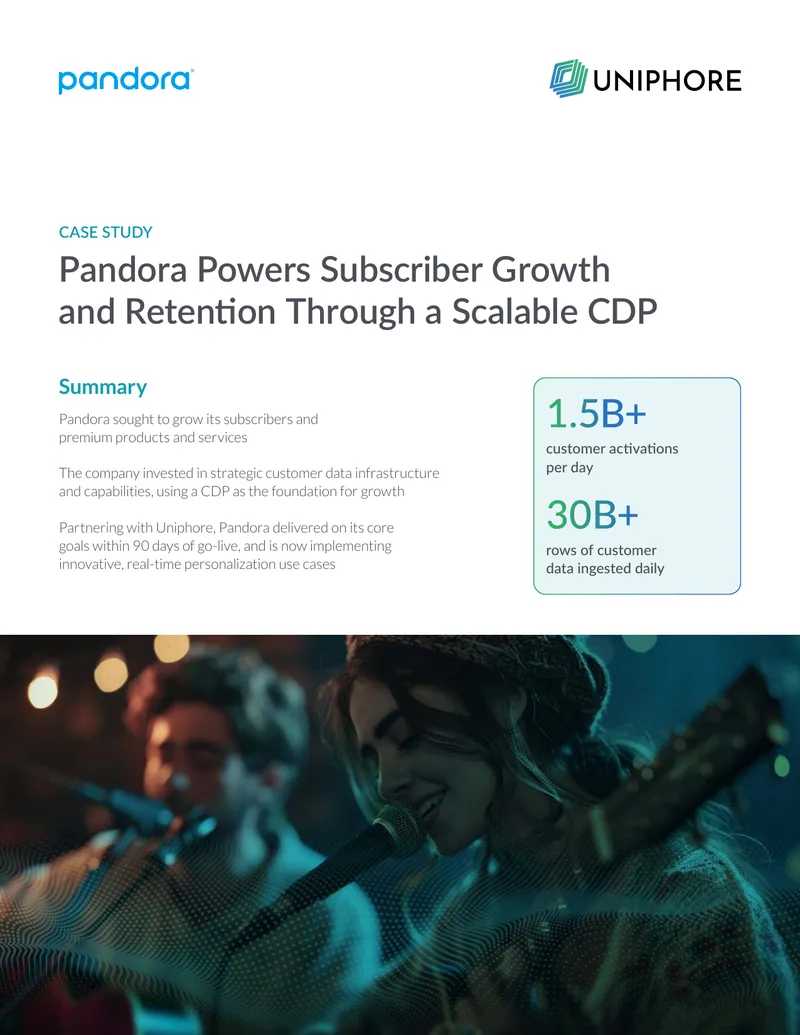 Pandora's Customer Data Platform Implementation Case Study