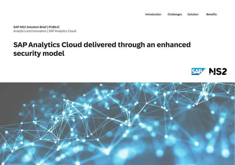 SAP Analytics Cloud Security Model Overview