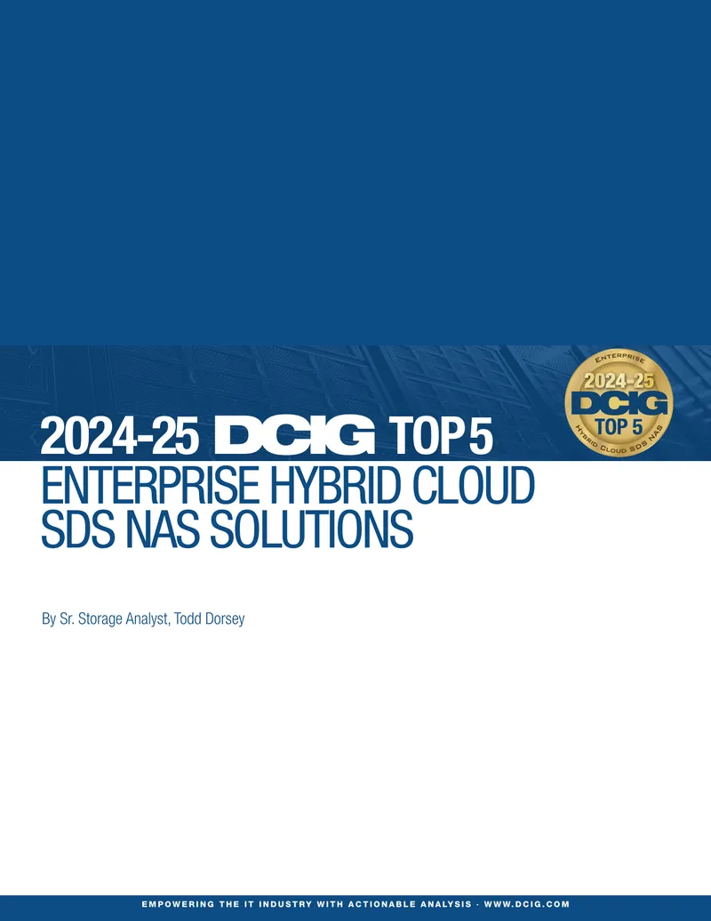 2024-25 DCIG Top 5 Enterprise Hybrid Cloud SDS NAS Solutions