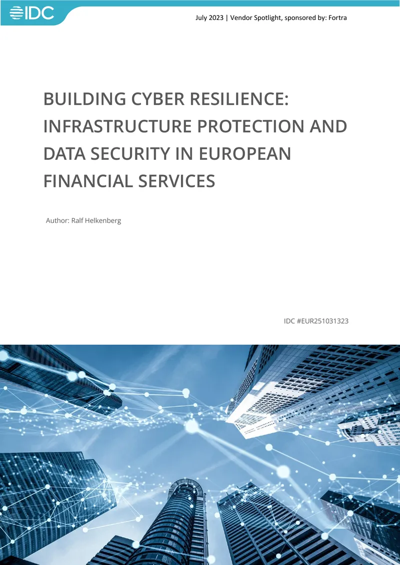 Building Cyber Resilience in European Financial Services