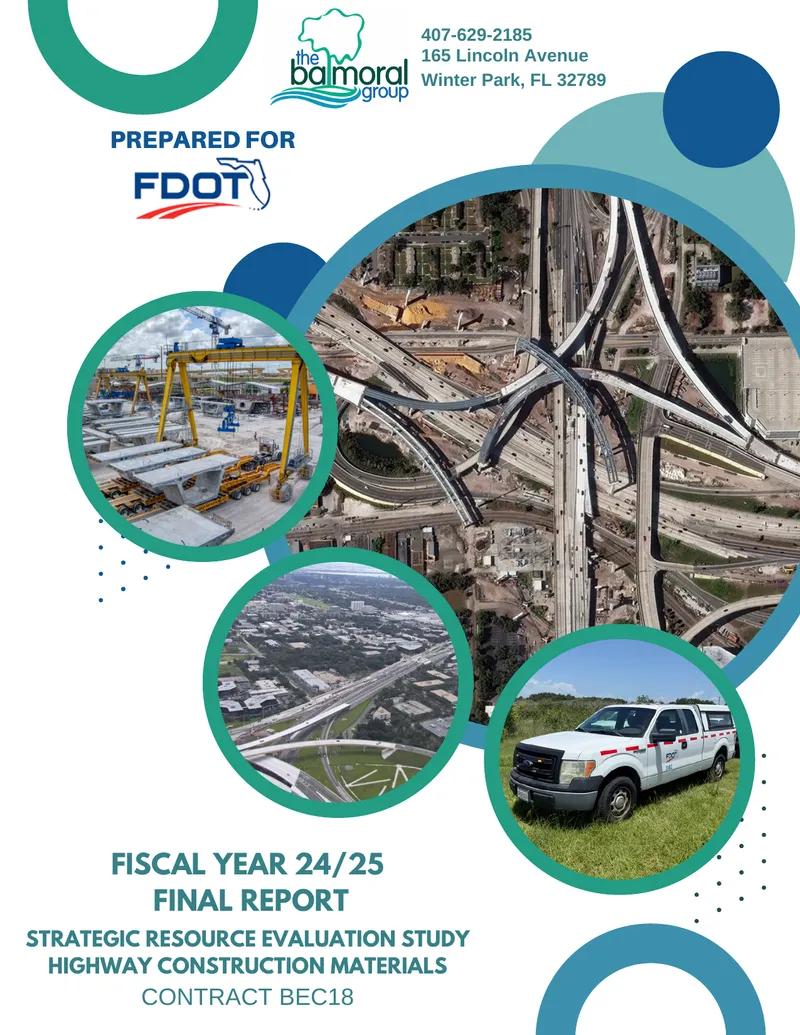 Strategic Resource Evaluation Study on Highway Construction Materials
