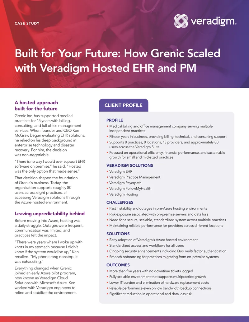 Grenic Inc. Case Study on Hosted EHR Solutions