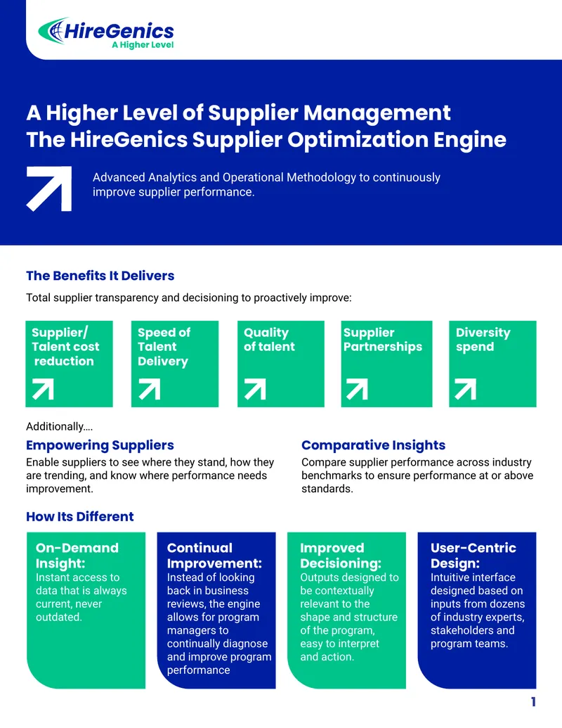 Supplier Optimization Engine Performance Guide