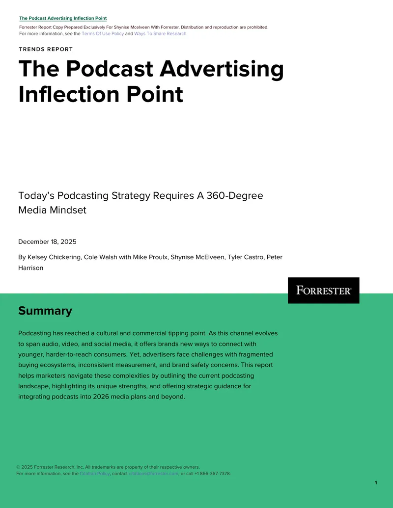 Podcast Advertising Trends and Strategies Report