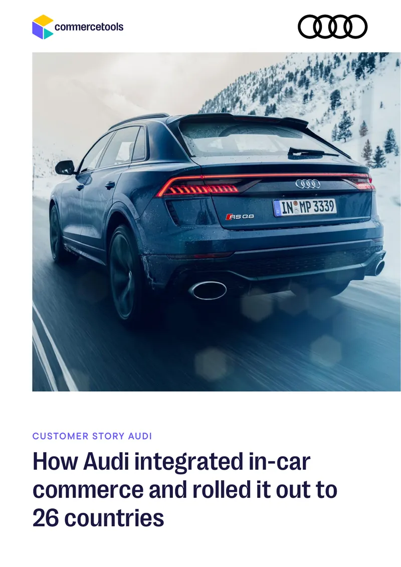 Audi In-Car Commerce Integration Case Study