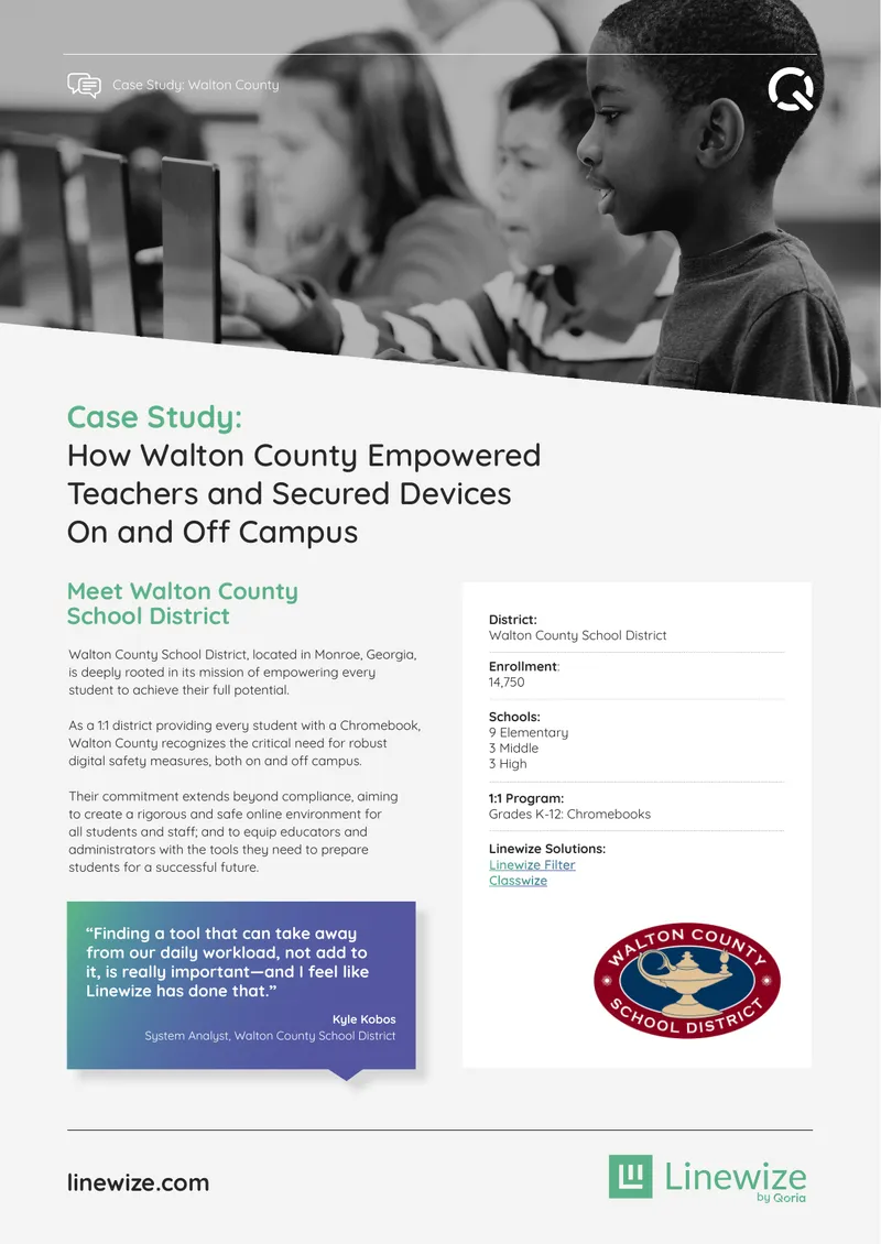 Walton County School District Device Security Case Study