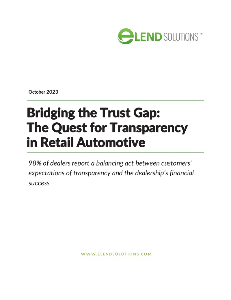 Transparency Challenges in Retail Automotive Transactions
