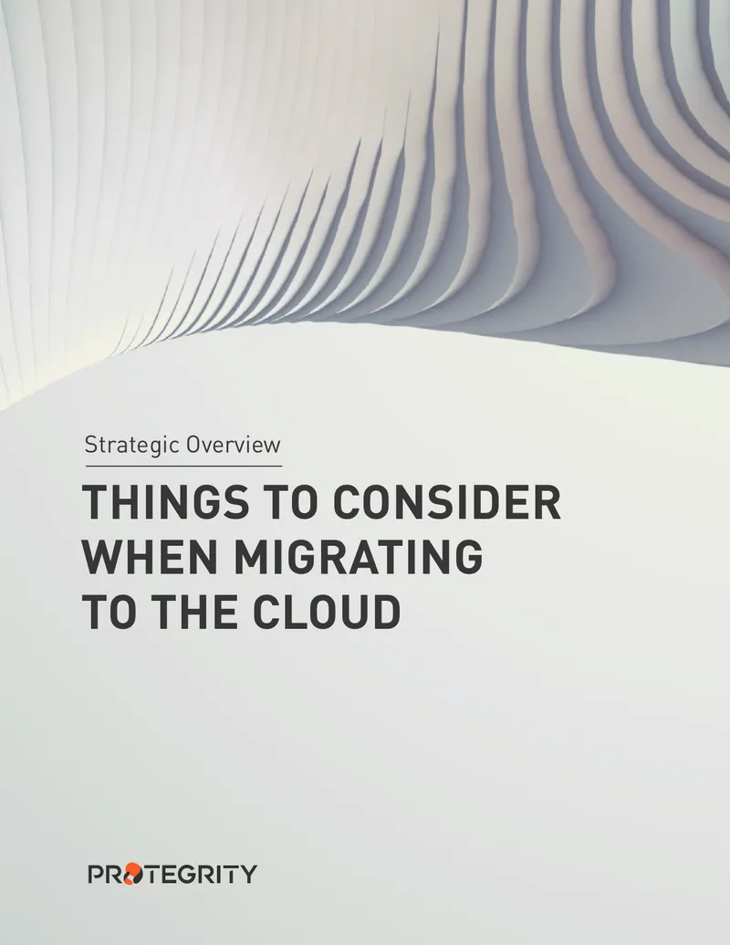 Considerations for Migrating to the Cloud