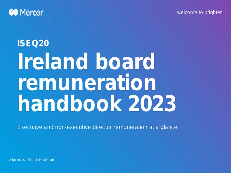 ISEQ20 Board Remuneration Handbook 2023