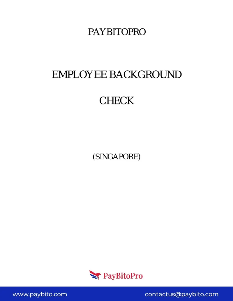 PayBitPro Employee Background Check Policy