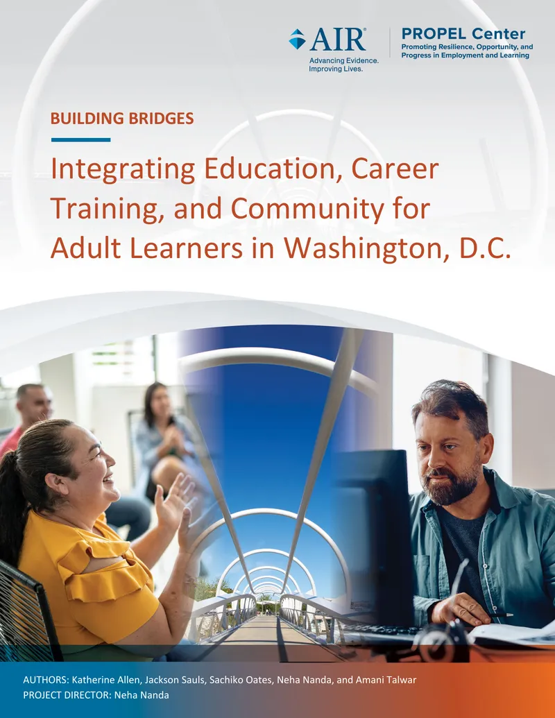 Integrating Education and Career Training for Adult Learners preview page 1