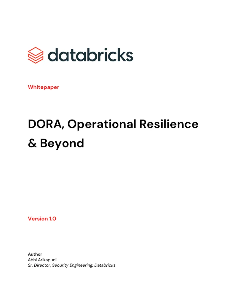 Digital Operational Resilience Act Compliance Guide