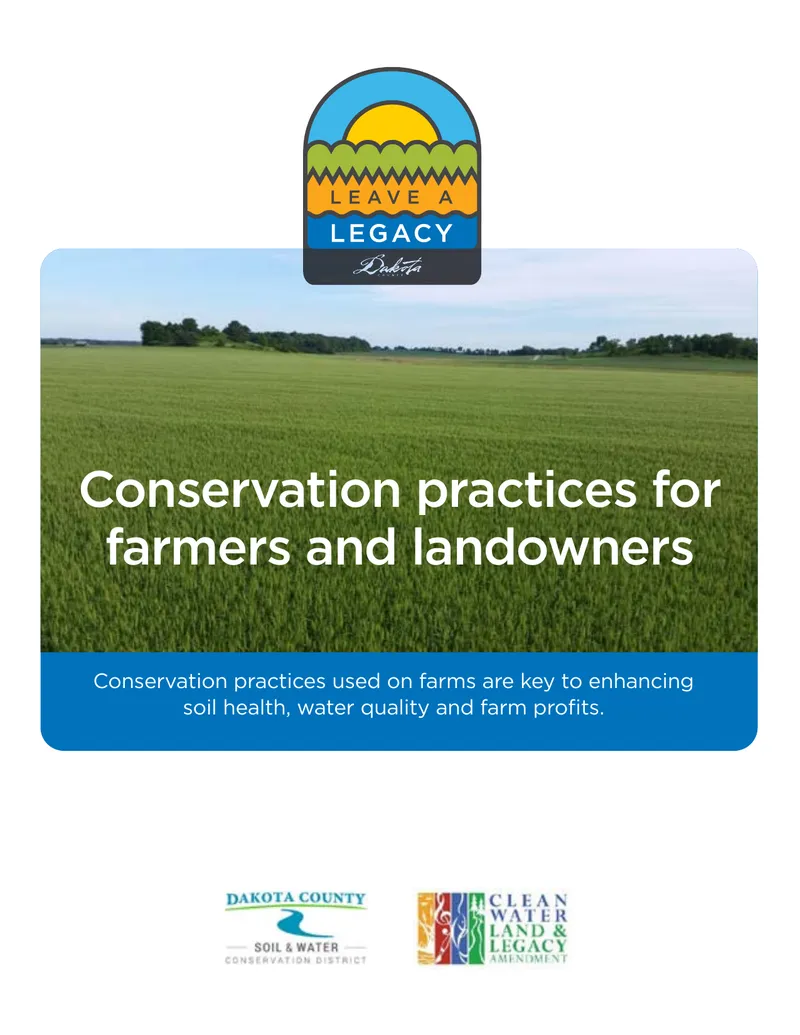 Conservation Practices for Farmers and Landowners