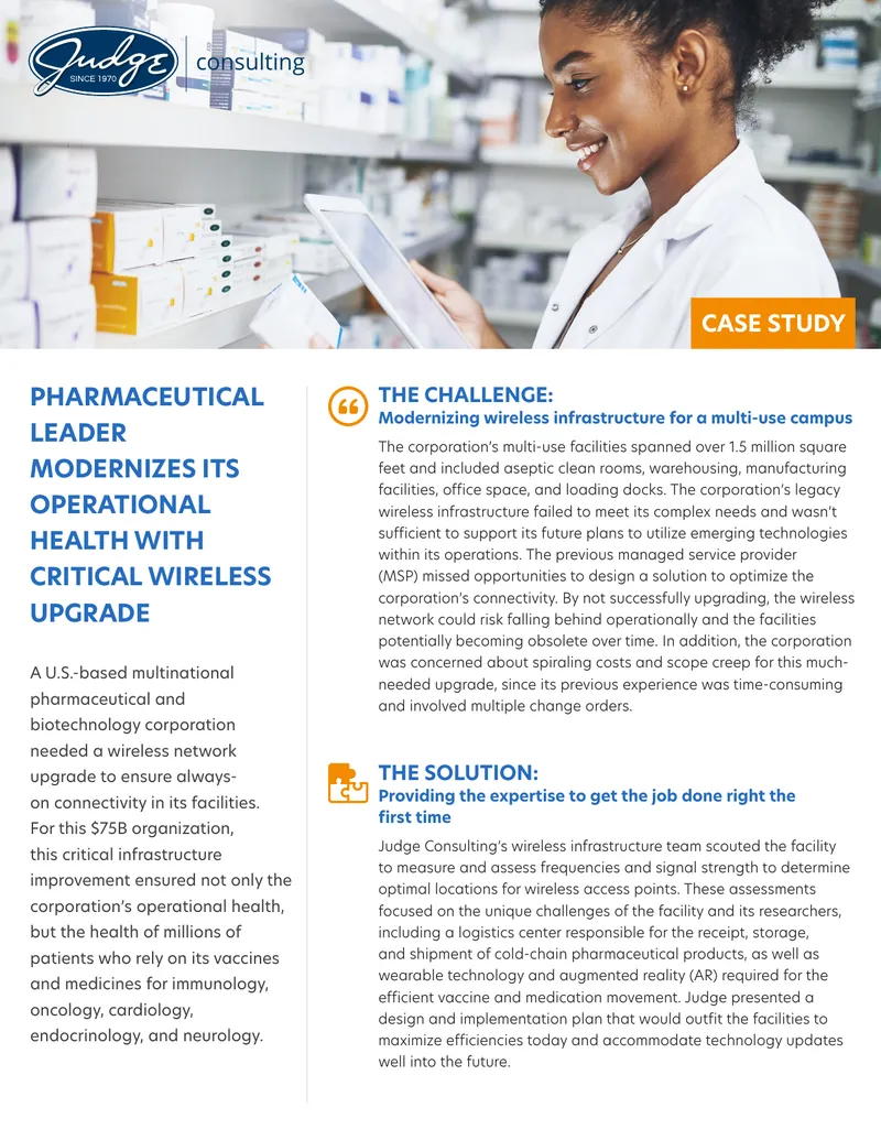 Wireless Infrastructure Modernization Case Study
