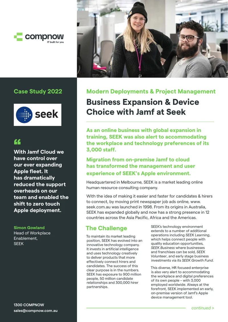 Apple Device Management Migration Case Study