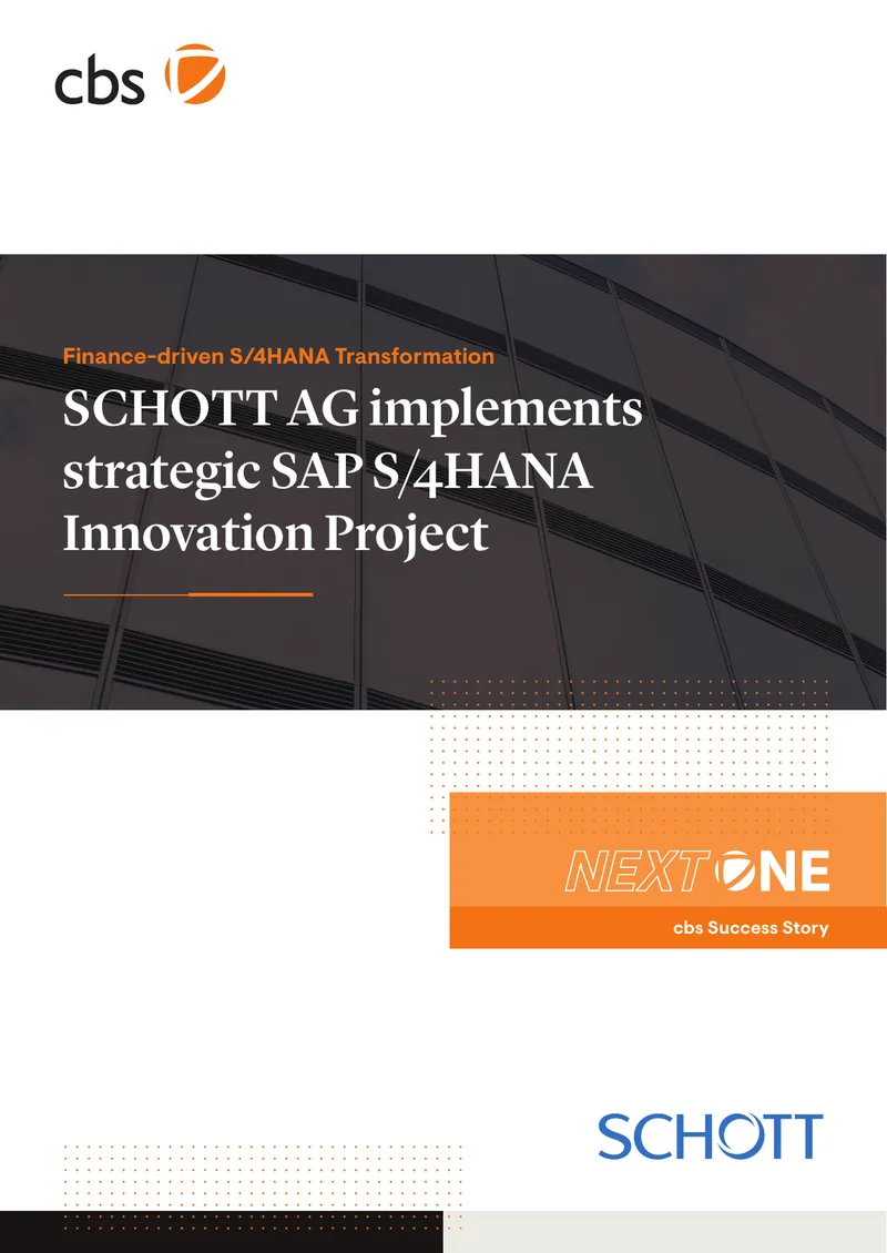 SCHOTT AG SAP S/4HANA Implementation Case Study