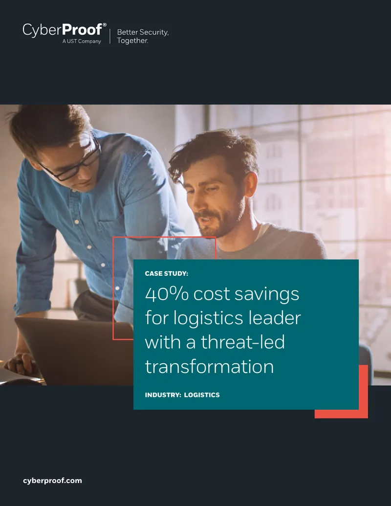 Cost Savings through Threat-Led Transformation in Logistics