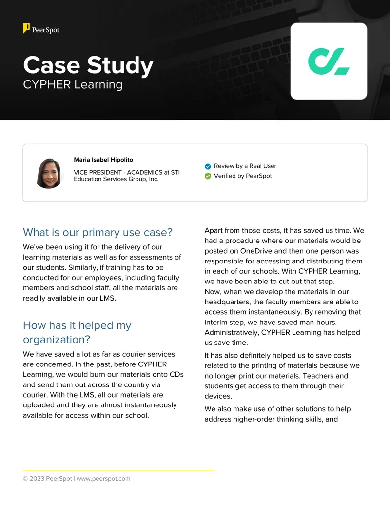 CYPHER Learning Case Study Analysis
