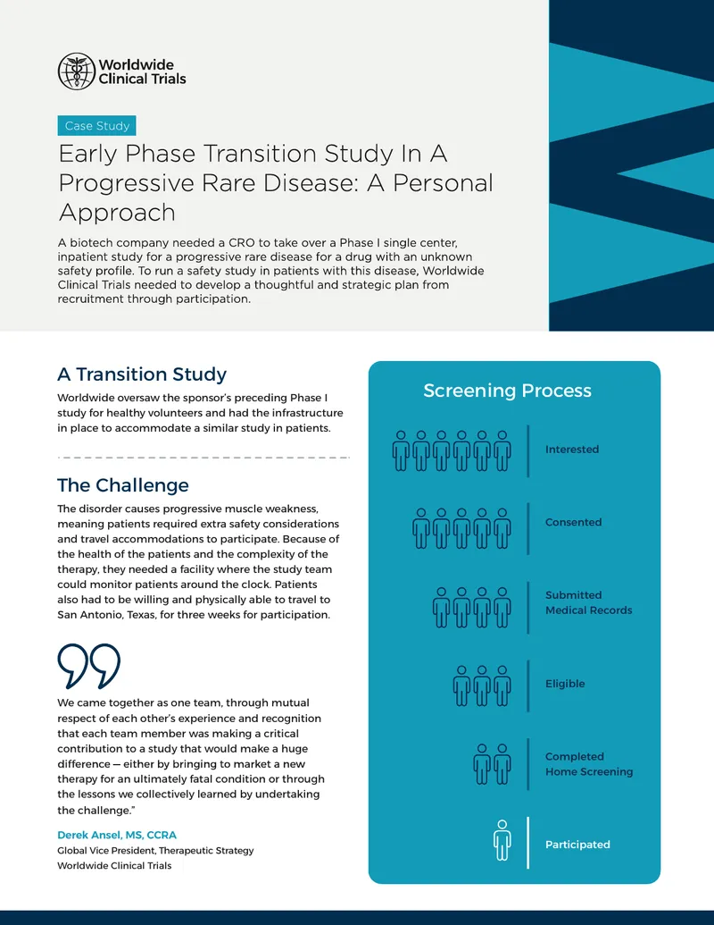 Transition Study for Phase I Clinical Trials