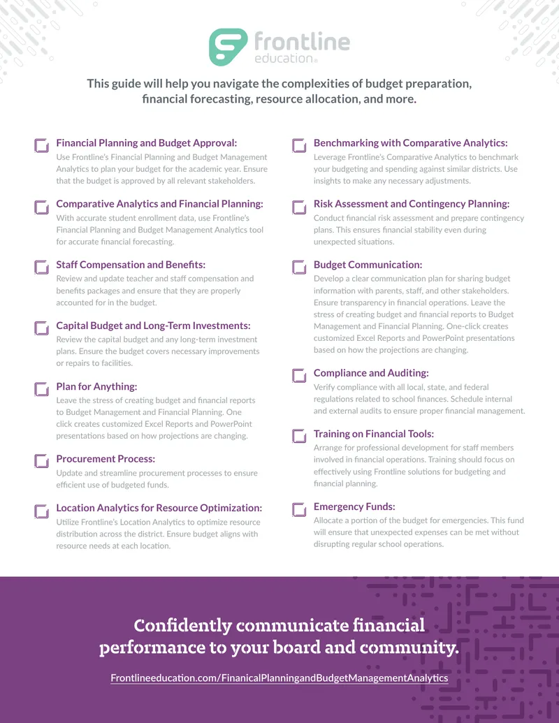 Financial Planning and Budget Management Guide