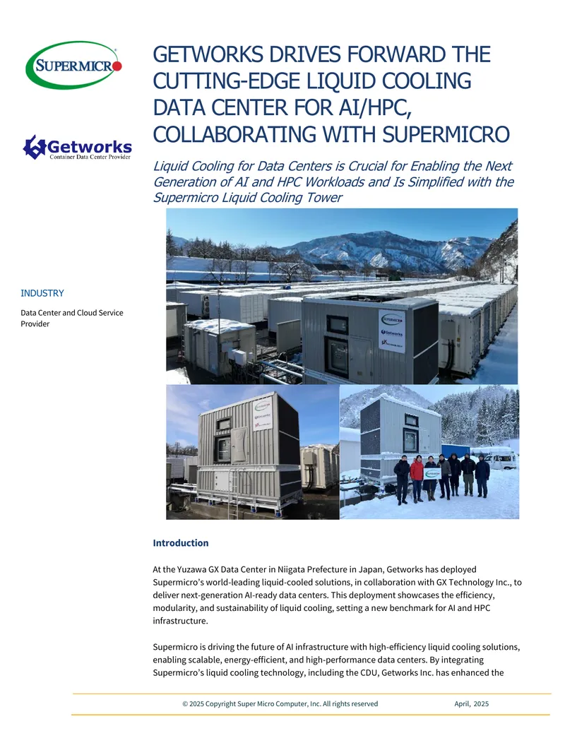 Liquid Cooling Solutions for AI Data Centers