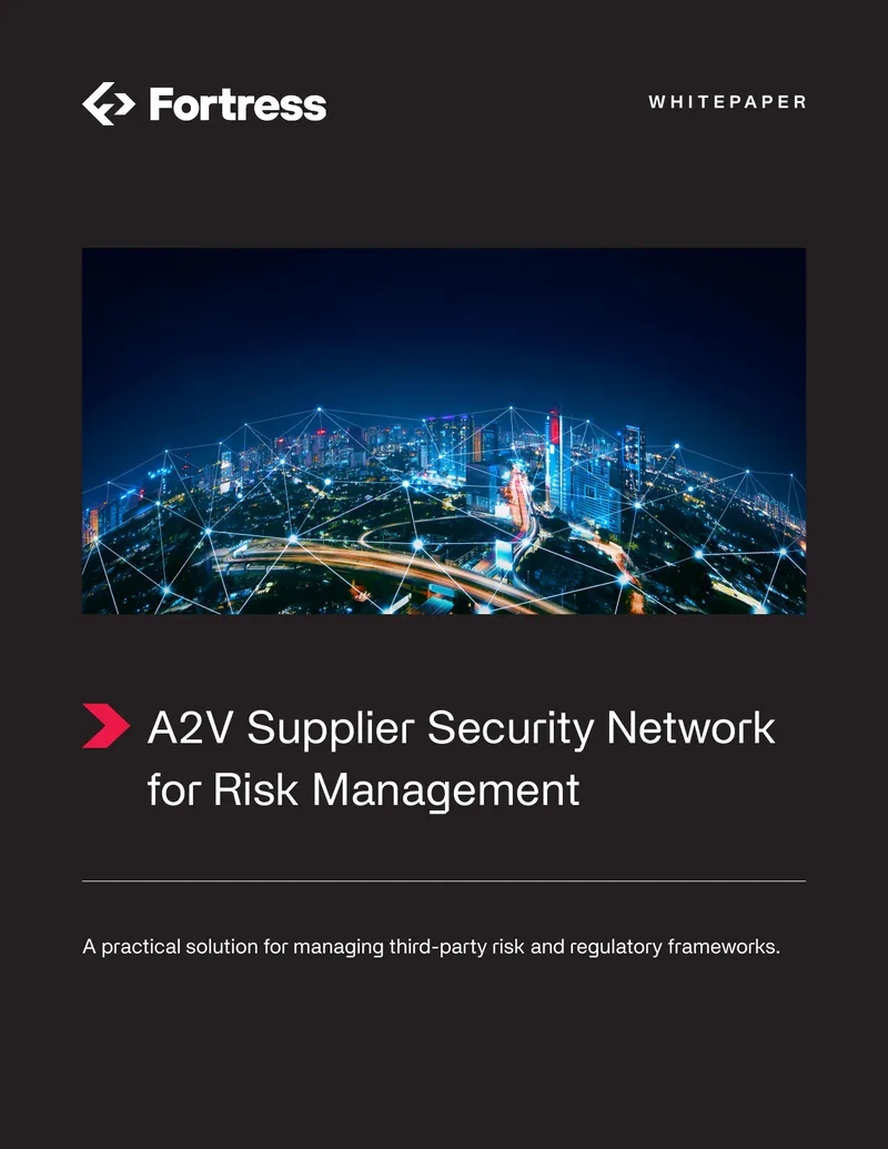A2V Supplier Security Network for Risk Management