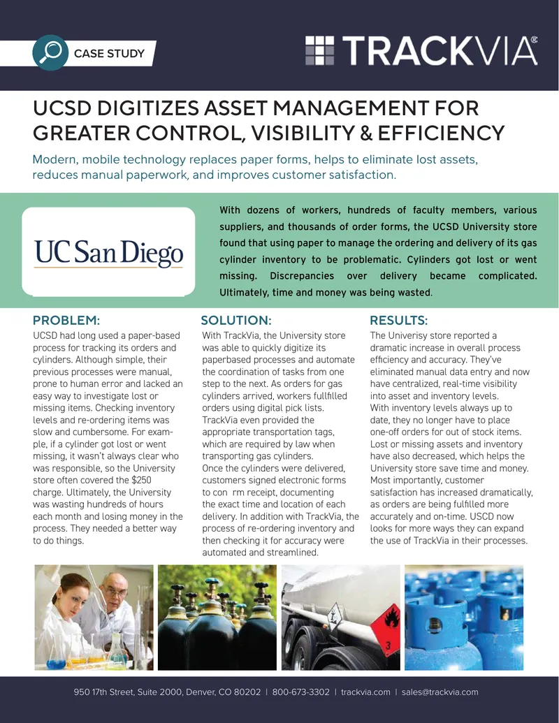 UCSD Asset Management Digitization Case Study